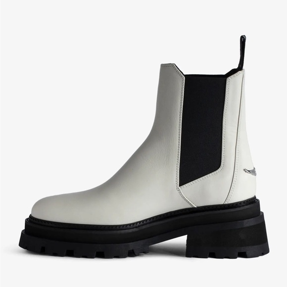 Zadig & Voltaire Chelsea Ride Boots- in Ice - Picture 1 of 5